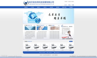 科技发展公司网站 网络技术开发的视觉呈现